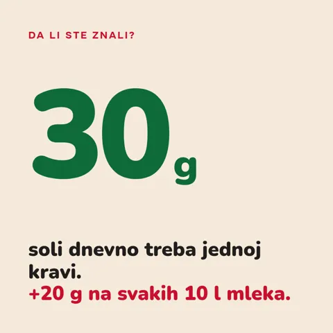 Da li ste znali? 30 g soli